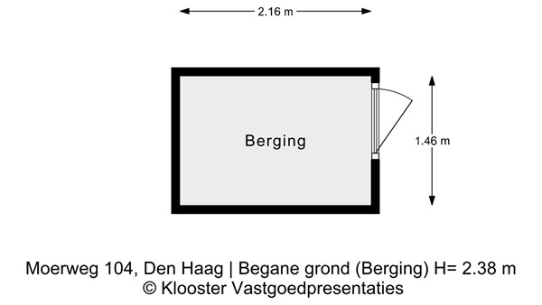 Floorplan - Moerweg 104, 2531 BA Den Haag